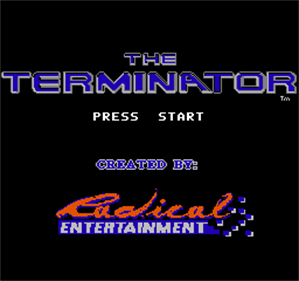 The Terminator - Screenshot - Game Title Image