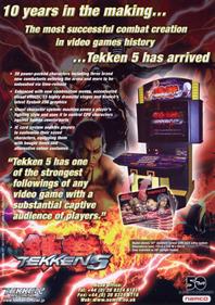 Tekken 5 - Advertisement Flyer - Front Image