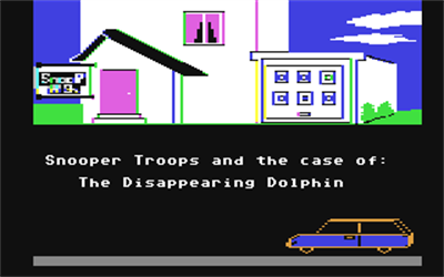 Snooper Troops: Case #2 The Disappearing Dolphin - Screenshot - Game Title Image