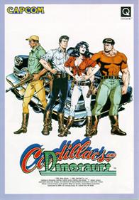 Cadillacs and Dinosaurs - Advertisement Flyer - Front Image