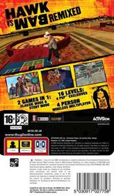 Tony Hawk's Underground 2 Remix - Box - Back Image