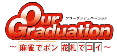 Our Graduation: Mahjong de Pon! Hanafuda de Koi! - Clear Logo Image