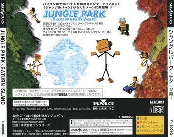 Jungle Park: Saturn Jima - Box - Back Image