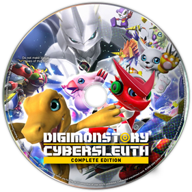 Digimon Story Cyber Sleuth: Complete Edition - Fanart - Disc Image