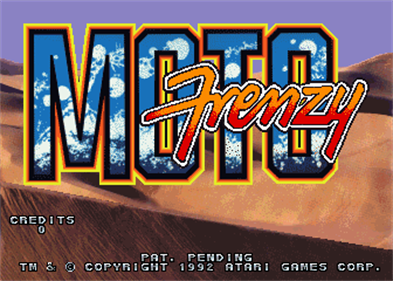 Moto Frenzy - Screenshot - Game Title Image