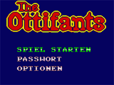 The Ottifants - Screenshot - Game Title Image