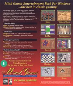 Mind Games Entertainment Pack for Windows - Box - Back Image
