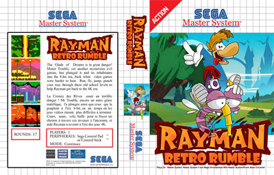 Rayman: Retro Rumble - Fanart - Box - Front Image