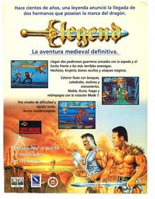 Legend - Advertisement Flyer - Front Image