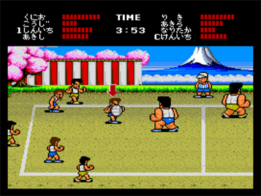 Nekketsu Koukou Dodgeball Bu - Screenshot - Gameplay Image