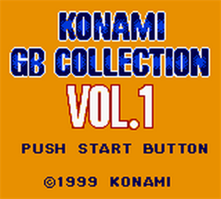 Konami GB Collection: Vol.1 - Screenshot - Game Title Image