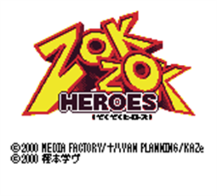 Zok Zok Heroes - Screenshot - Game Title Image