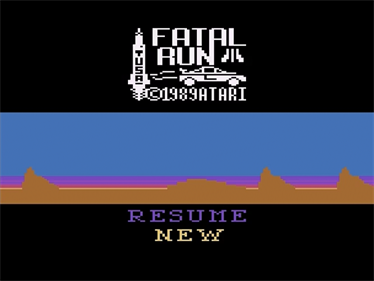 Fatal Run - Screenshot - Game Title Image