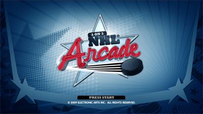 3 on 3 NHL Arcade - Screenshot - Game Title Image