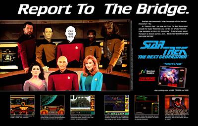 Star Trek: The Next Generation: Future's Past - Advertisement Flyer - Front Image