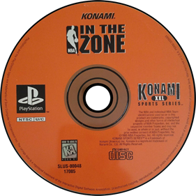 NBA In the Zone - Disc Image