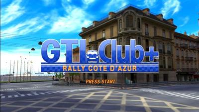 GTI Club+: Rally Côte d'Azur - Screenshot - Game Title Image