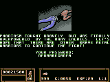Metal Warrior II - Screenshot - Game Over Image