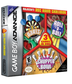 Rec Room Challenge: Darts / Roll-a-Ball / Shuffle Bowl - Box - 3D Image