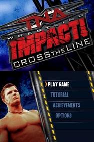 TNA iMPACT! Cross the Line - Screenshot - Game Select Image