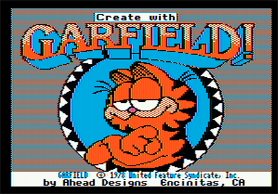 Create with Garfield! - Screenshot - Game Title Image