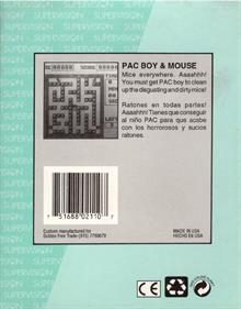 Pacboy & Mouse - Box - Back Image