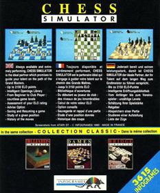 Chess Simulator - Box - Back Image