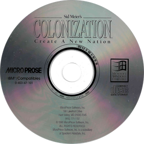 Sid Meier's Colonization - Disc Image