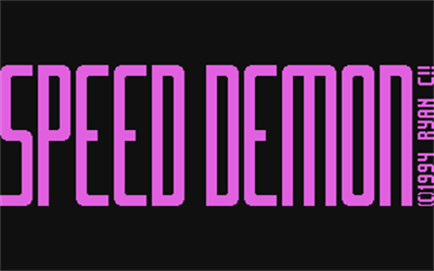 Speed Demon - Screenshot - Game Title Image