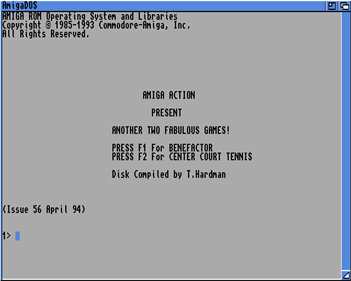 Amiga Action #56 - Screenshot - Game Select Image