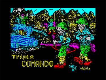 Triple Comando - Screenshot - Game Title Image