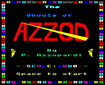 The Ghouls of Azzod - Screenshot - Game Title Image