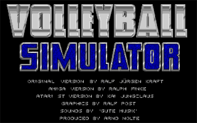 Volleyball Simulator - Screenshot - Game Title Image
