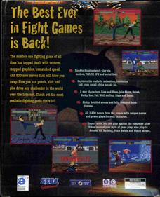 Virtua Fighter 2 - Box - Back Image