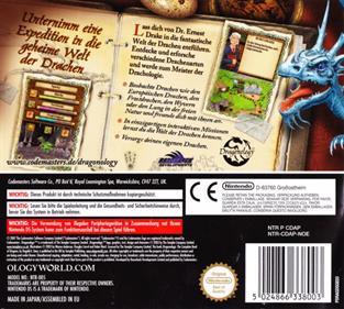 Dragonology - Box - Back Image