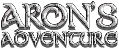 Aron's Adventure - Clear Logo Image