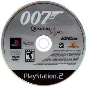 007: Quantum of Solace - Disc Image