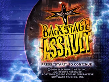 WCW Backstage Assault - Screenshot - Game Title Image