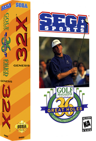 Golf Magazine Presents: 36 Great Holes Starring Fred Couples - Box - 3D Image