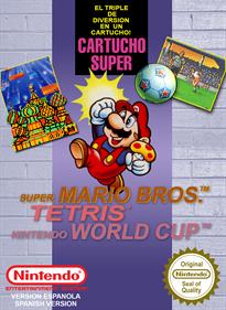 Super Mario Bros. / Tetris / Nintendo World Cup - Box - Front Image