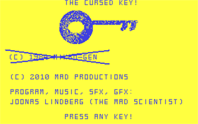 The Cursed Key - Screenshot - Game Title Image