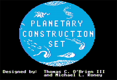 Planetary Construction Set - Screenshot - Game Title Image