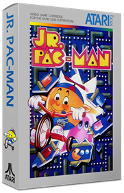 Jr. Pac-Man - Box - 3D Image
