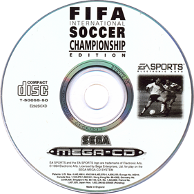 FIFA International Soccer - Disc Image