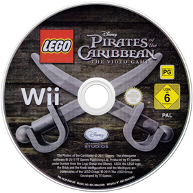 LEGO Pirates of the Caribbean: The Video Game - Disc Image