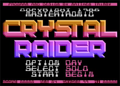 Crystal Raider - Screenshot - Game Title Image