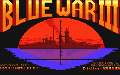 Blue War - Screenshot - Game Title Image