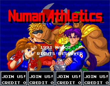 Numan Athletics - Screenshot - Game Title Image