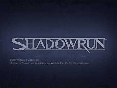 Shadowrun - Screenshot - Game Title Image