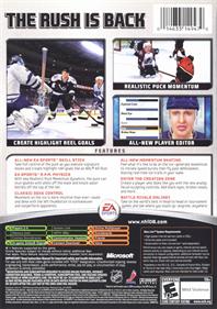 NHL 06 - Box - Back Image